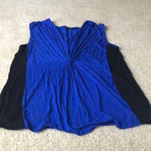 Nice Blue/Black Tank Top for Work